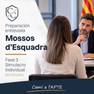 Preparación entrevista Mossos · Fase 3 simulacro individual (60 min)